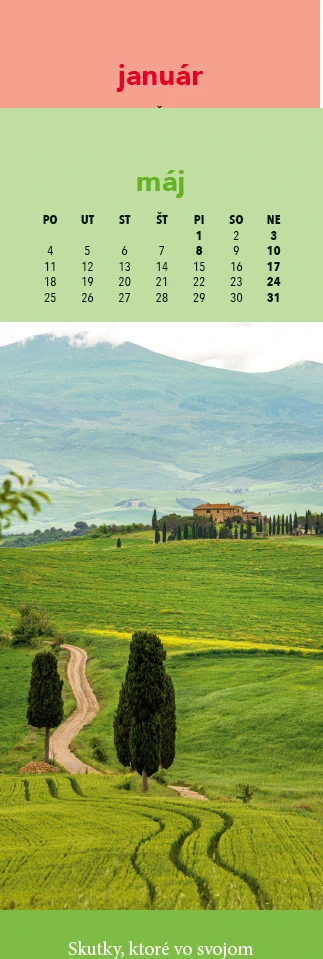 Záložkový kalendár Malé múdrosti 2026