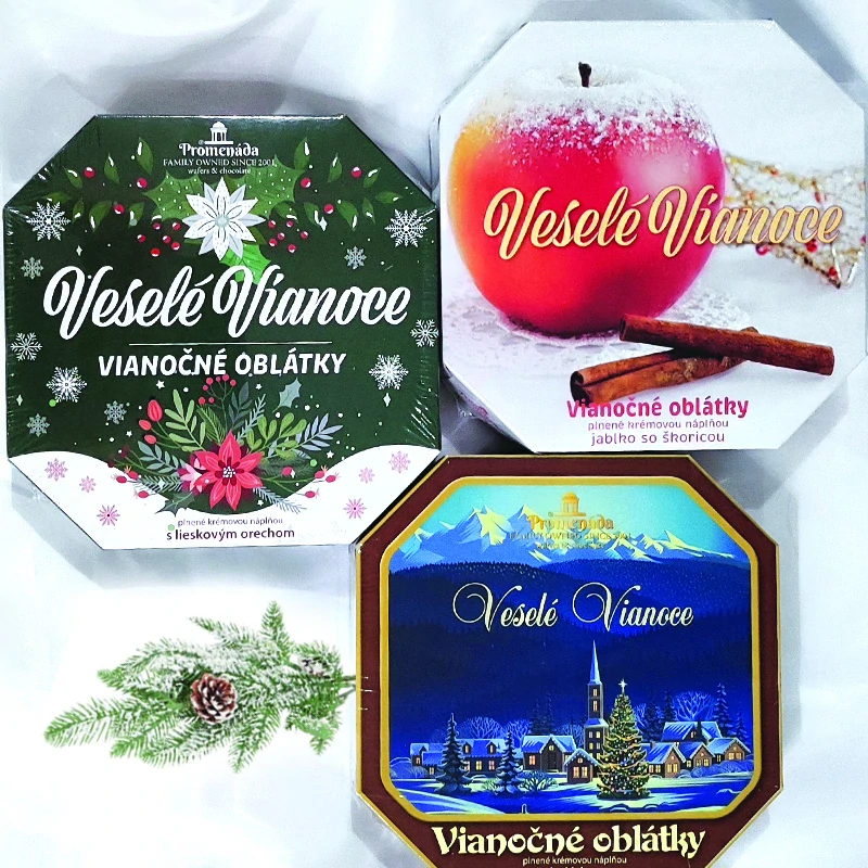 Vianočné oblátky - rôzne príchute