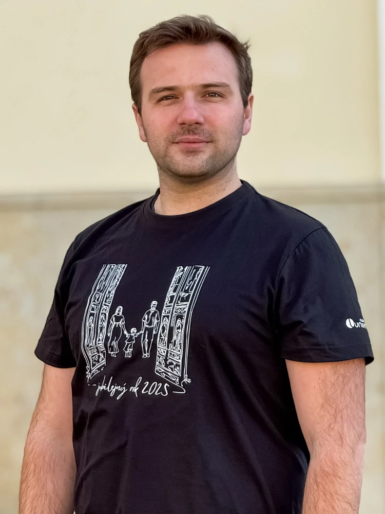 Pánske čierne tričko k Jubilejnému roku