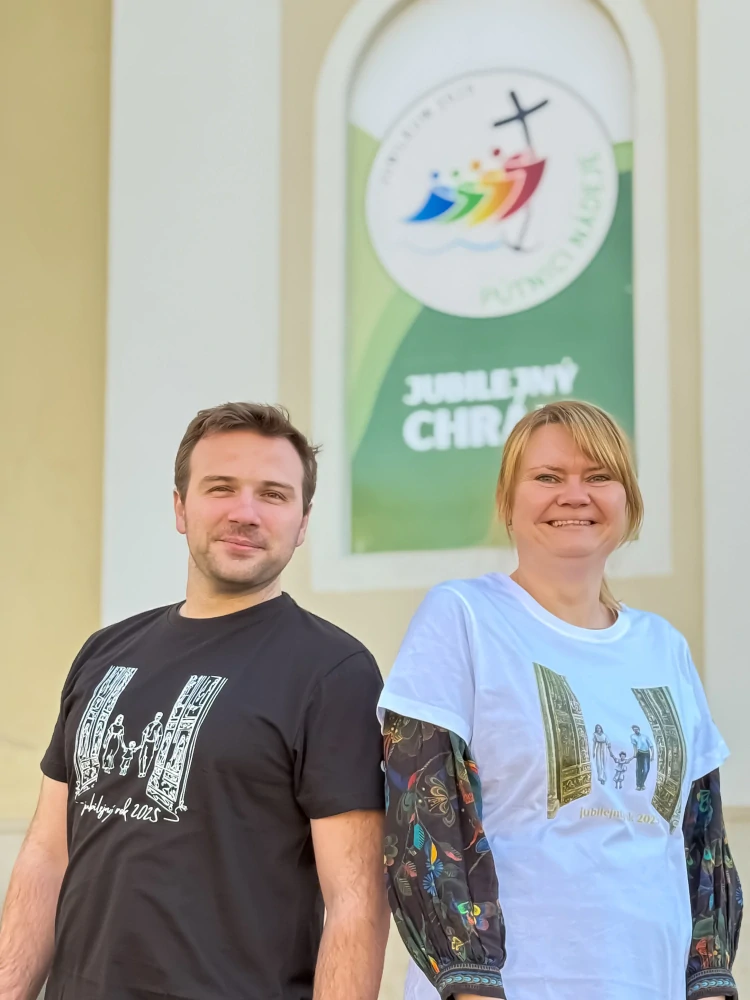 Pánske čierne tričko k Jubilejnému roku