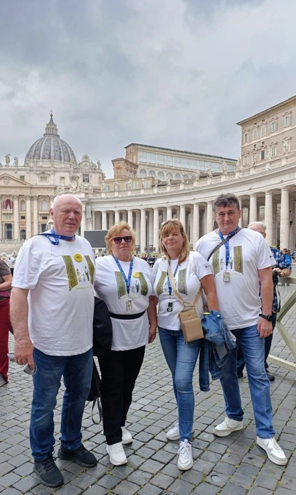 Pánske biele tričko k Jubilejnému roku