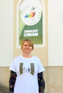 Dámske biele tričko k Jubilejnému roku