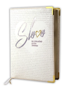 Svadobná biblia, ekumenický preklad, edícia SLOVO, biela so srdcom, s DT