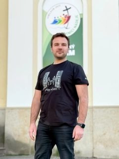 Pánske čierne tričko k Jubilejnému roku