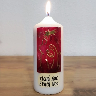 Vianočná sviečka Tichá Noc